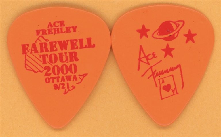 KISS 2000 Farewell Tour Ace Frehley Vintage Guitar Pick - Ottawa, ONT