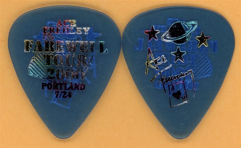 KISS 2000 Farewell Tour Ace Frehley Vintage Guitar Pick - Portland, OR