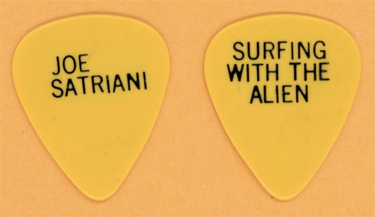 Joe Satriani Vintage Guitar Pick - 1987 Surfing with the Alien Tour