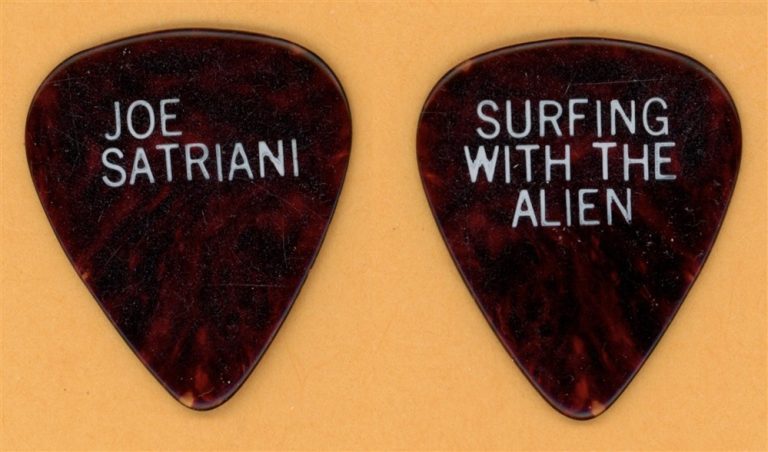 Joe Satriani Vintage Guitar Pick - 1987 Surfing with the Alien Tour