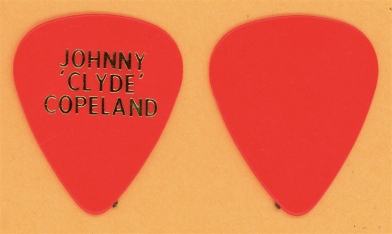 Johnny Clyde Copeland Vintage Guitar Pick - 1990 Boom Boom Tour