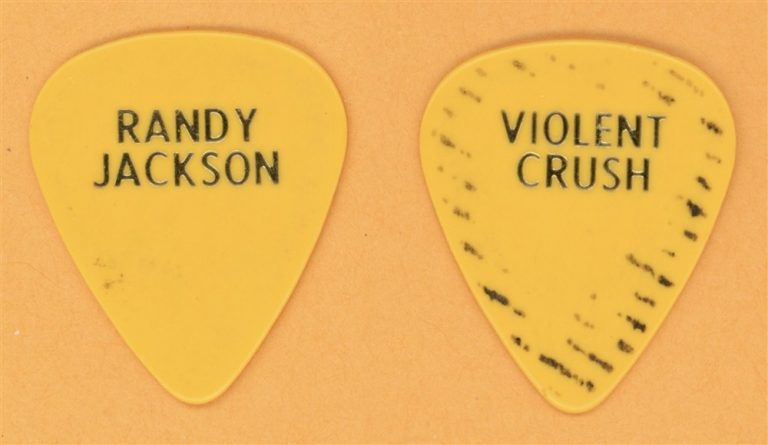 Journey Randy Jackson Vintage Guitar Pick - 1986 Raised on Radio Tour