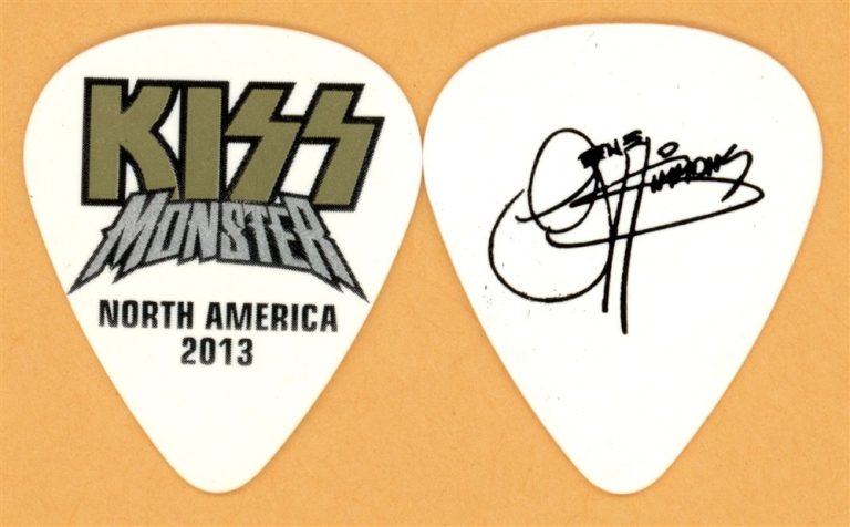 KISS Gene Simmons Vintage Guitar Pick - 2013 Monster North America Tour