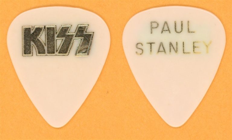 KISS Paul Stanley Vintage Guitar Pick - 1984 Animalize Tour - Stage Used