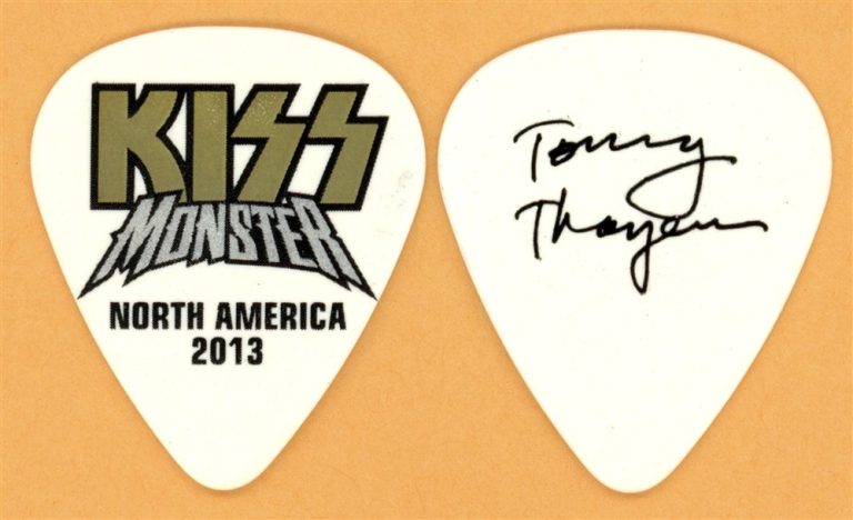 KISS Tommy Thayer Vintage Guitar Pick - 2013 Monster North America Tour