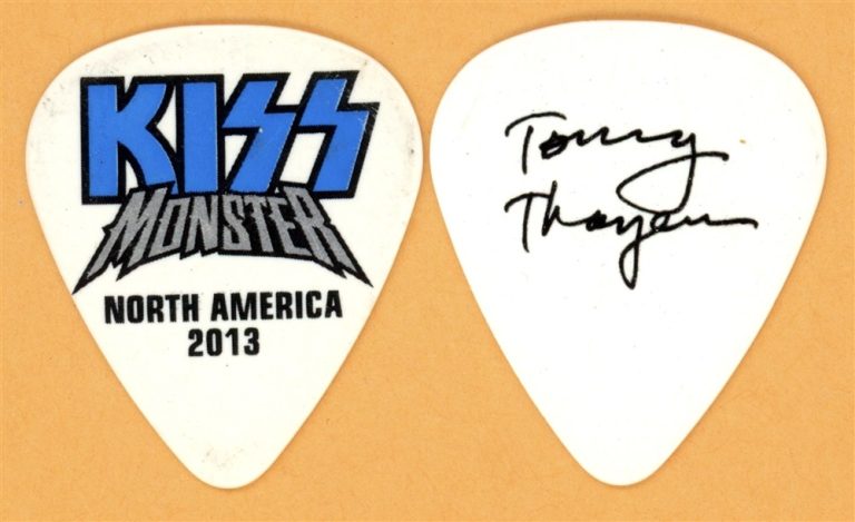 KISS Tommy Thayer Vintage Guitar Pick - 2013 Monster North America Tour