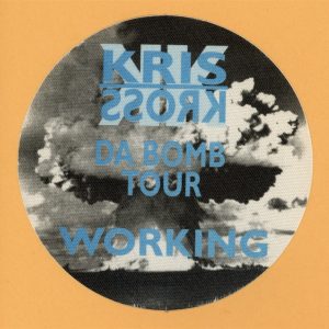 Kris Kross 1993 Da Bomb Concert Tour WORKING Backstage Pass