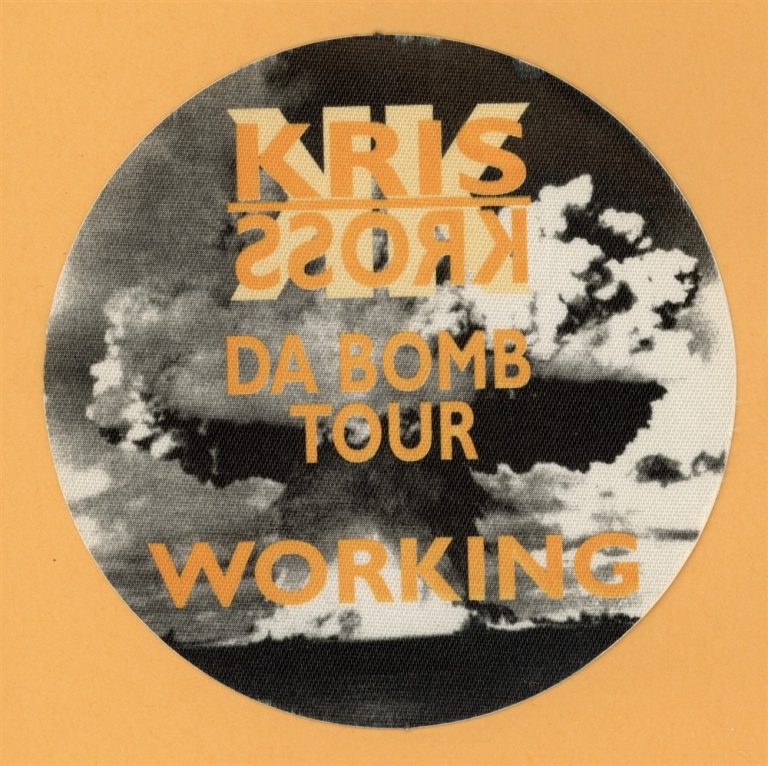 Kris Kross 1993 Da Bomb Concert Tour WORKING Backstage Pass