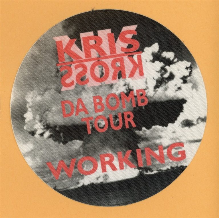 Kris Kross 1993 Da Bomb Concert Tour WORKING Backstage Pass