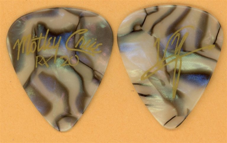 Motley Crue Vince Neil Vintage Guitar Pick - 2009 RX 20 Tour
