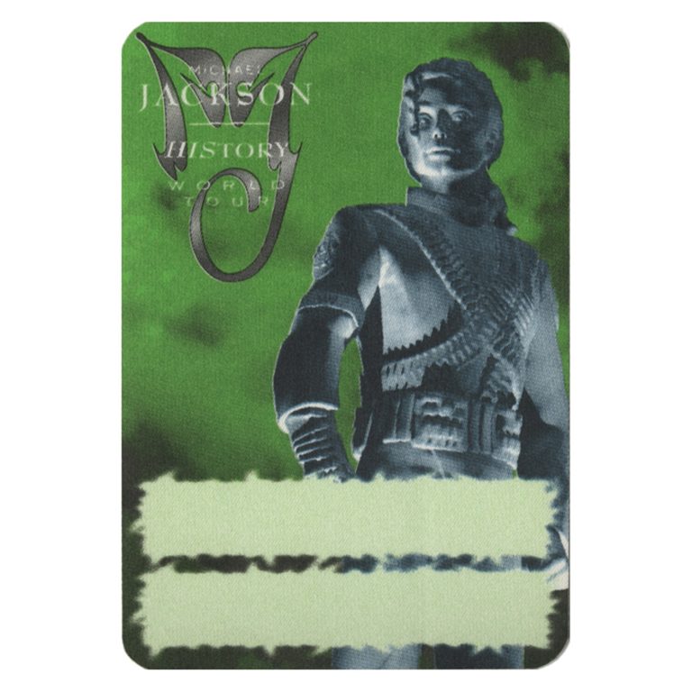 Michael Jackson 1996 History Concert Tour All Access Backstage Pass