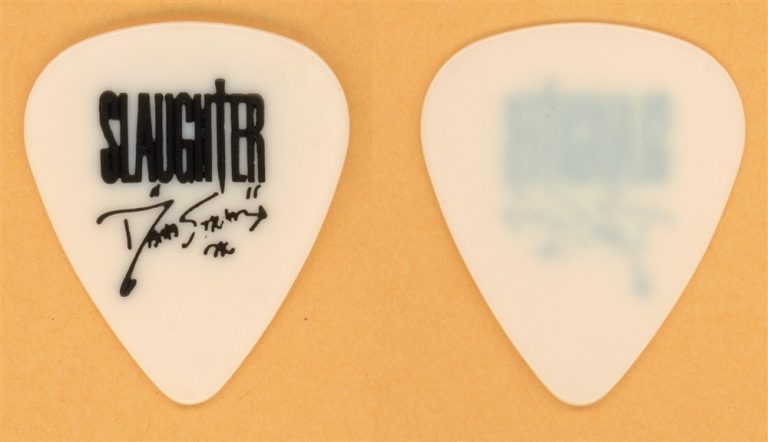 Slaughter Dana Strum Vintage Guitar Pick - 1992 The Wild Life Tour