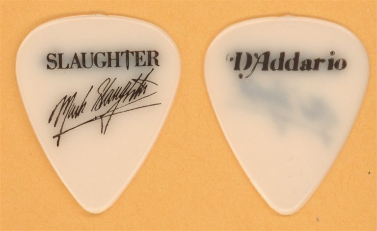 Slaughter Mark Slaughter Vintage Guitar Pick - 1995 Fear No Evil Tour