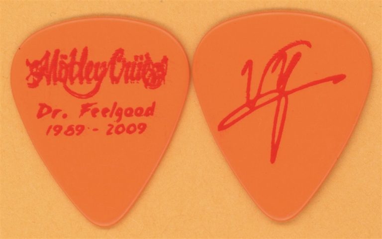 Motley Crue Vince Neil Vintage Guitar Pick - 2009 Dr. Feelgood 20th Tour