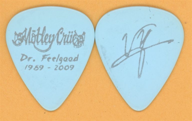 Motley Crue Vince Neil Vintage Guitar Pick - 2009 Dr. Feelgood 20th Tour