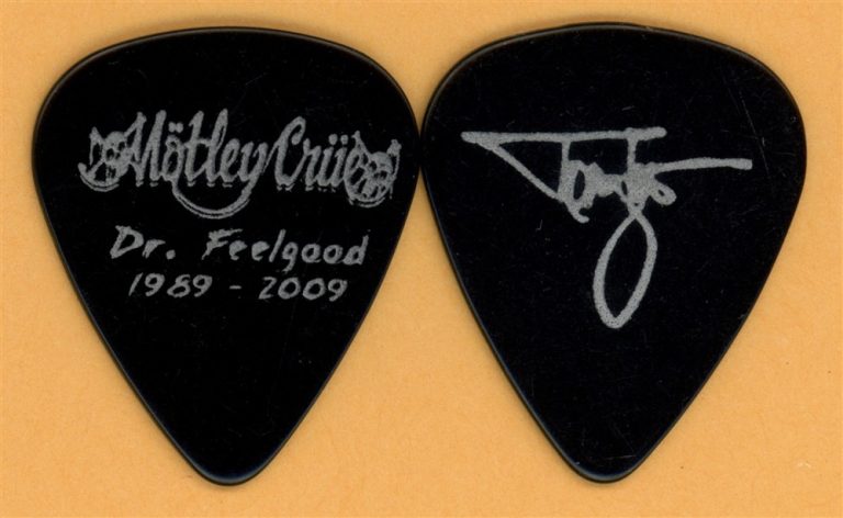 Motley Crue Tommy Lee Vintage Guitar Pick - 2009 Dr. Feelgood 20th Tour