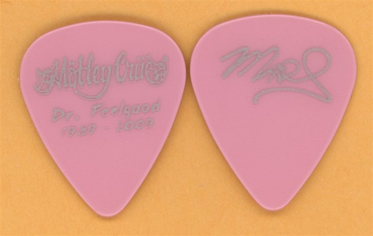 Motley Crue Mick Mars Vintage Guitar Pick - 2009 Dr. Feelgood 20th Tour