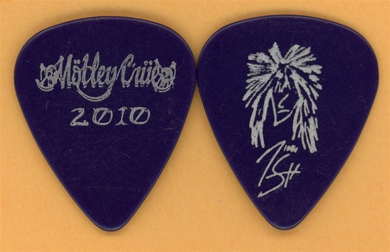 Motley Crue Nikki Sixx Vintage Guitar Pick - 2010 Dr. Feelgood 20th Tour