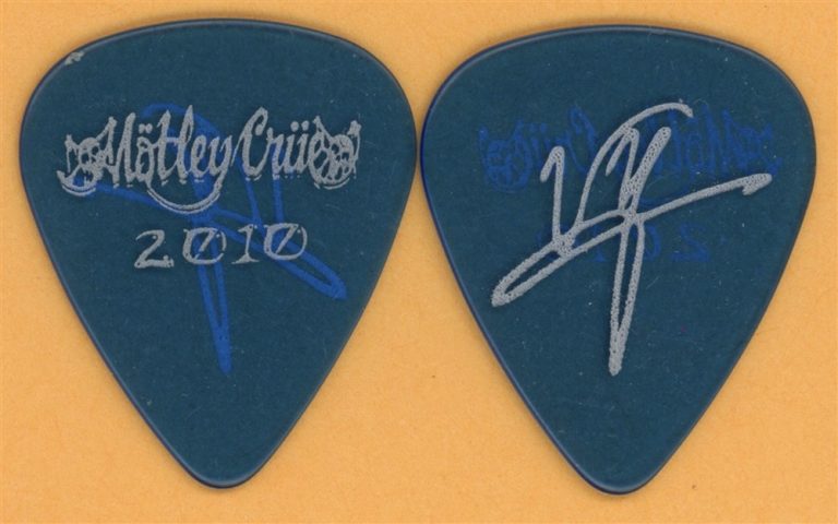 Motley Crue Vince Neil Vintage Guitar Pick - 2010 Dr. Feelgood 20th Tour