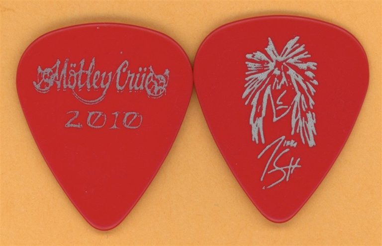 Motley Crue Nikki Sixx Vintage Guitar Pick - 2010 Dr. Feelgood 20th Tour
