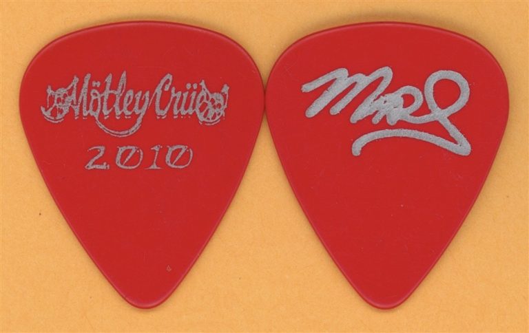 Motley Crue Mick Mars Vintage Guitar Pick - 2010 Dr. Feelgood 20th Tour