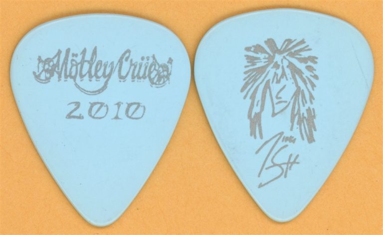 Motley Crue Nikki Sixx Vintage Guitar Pick - 2010 Dr. Feelgood 20th Tour