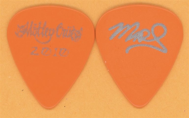 Motley Crue Mick Mars Vintage Guitar Pick - 2010 Dr. Feelgood 20th Tour