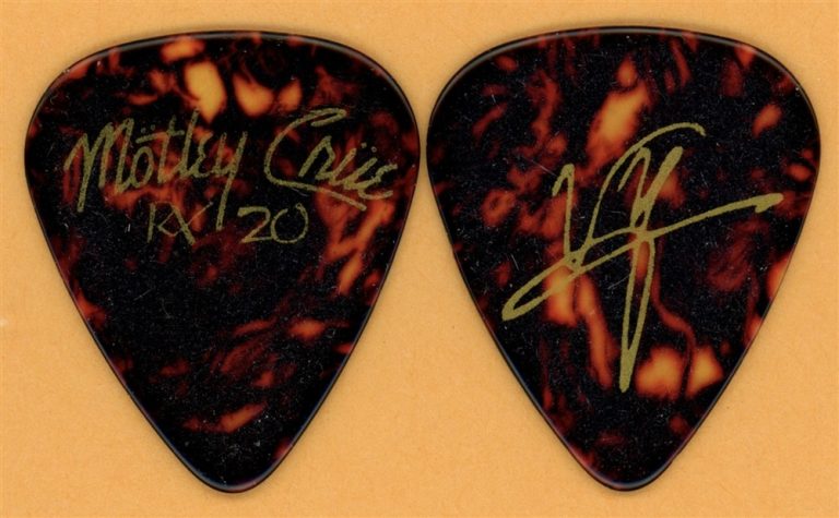 Motley Crue Vince Neil Vintage Guitar Pick - 2009 RX 20 Tour