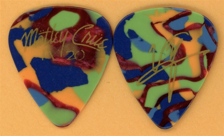 Motley Crue Vince Neil Vintage Guitar Pick - 2009 RX 20 Tour