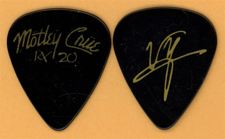 Motley Crue Vince Neil Vintage Guitar Pick - 2009 RX 20 Tour