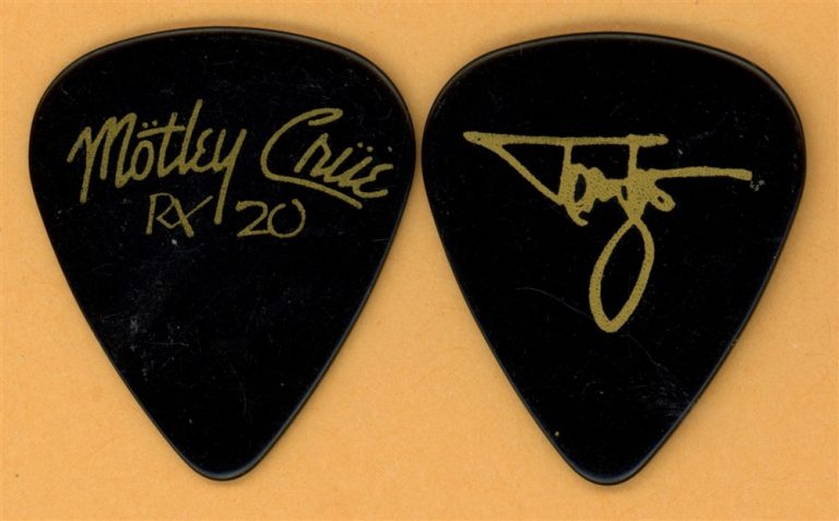 Motley Crue Tommy Lee Vintage Guitar Pick - 2009 RX 20 Tour
