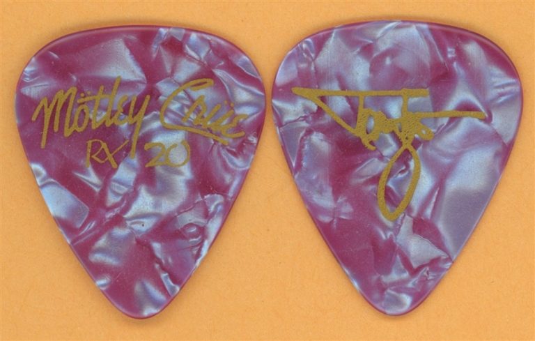 Motley Crue Tommy Lee Vintage Guitar Pick - 2009 RX 20 Tour