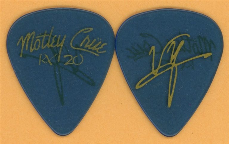 Motley Crue Vince Neil Vintage Guitar Pick - 2009 RX 20 Tour