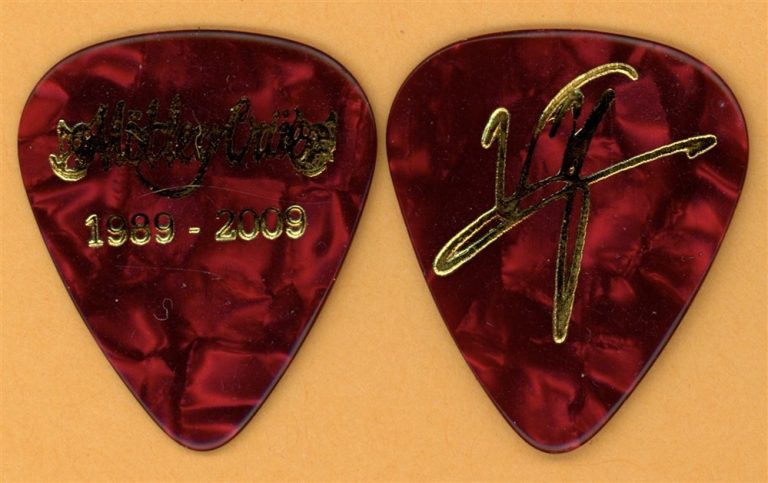 Motley Crue Vince Neil Vintage Guitar Pick - 2009 Dr. Feelgood 20th Tour