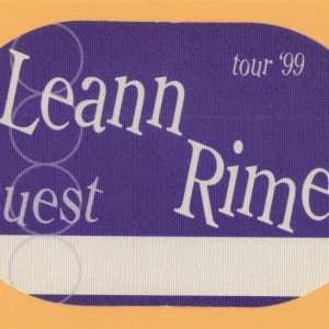 Leann Rimes 1999 Concert Tour GUEST Backstage Pass