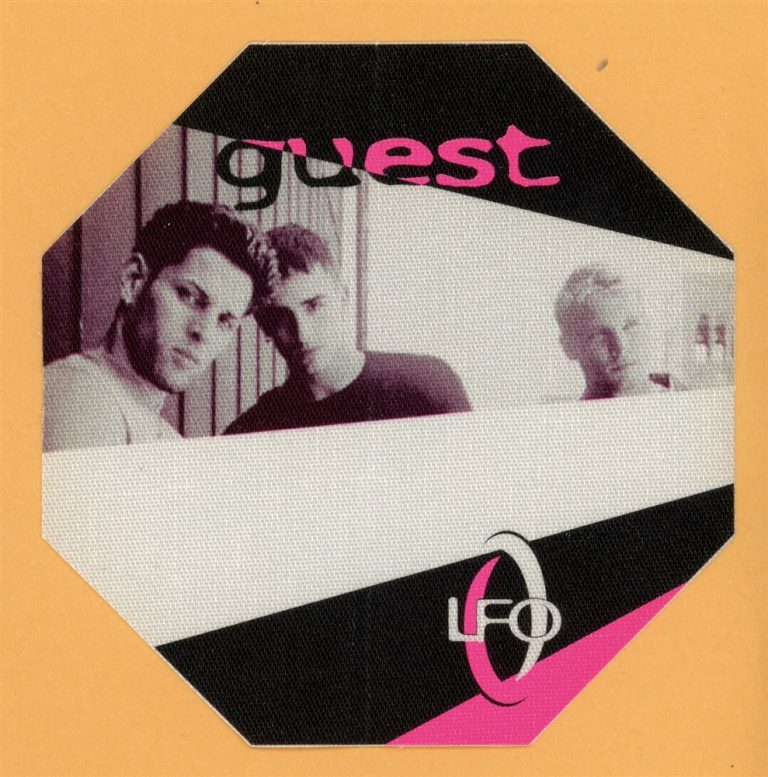 LFO 1999 Debut Concert Tour GUEST Backstage Pass