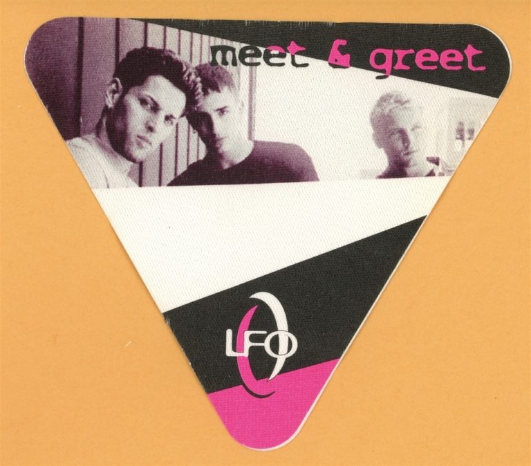 LFO 1999 Debut Concert Tour MEET & GREET Backstage Pass