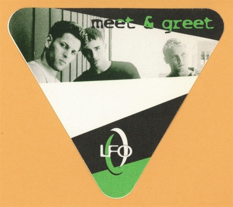 LFO 1999 Debut Concert Tour MEET & GREET Backstage Pass