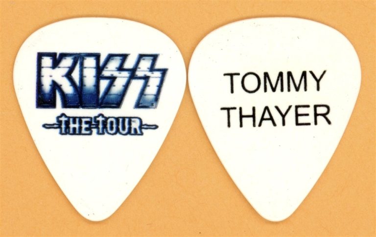 KISS Tommy Thayer Vintage Guitar Pick - 2012 The Tour - Version 2