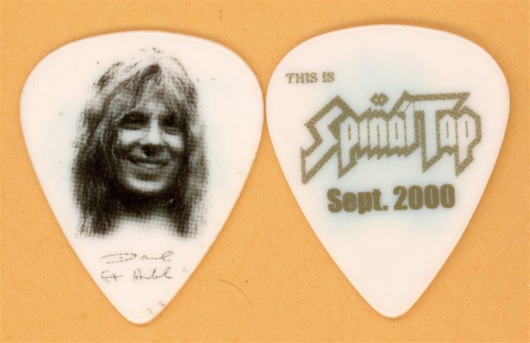 Spinal Tap David St. Hubbins Vintage Guitar Pick - 2000 VH1 (The List) Tour