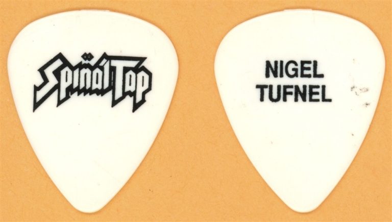 Spinal Tap Nigel Tufnel Vintage Guitar Pick - 1991 This Is Spinal Tap Tour