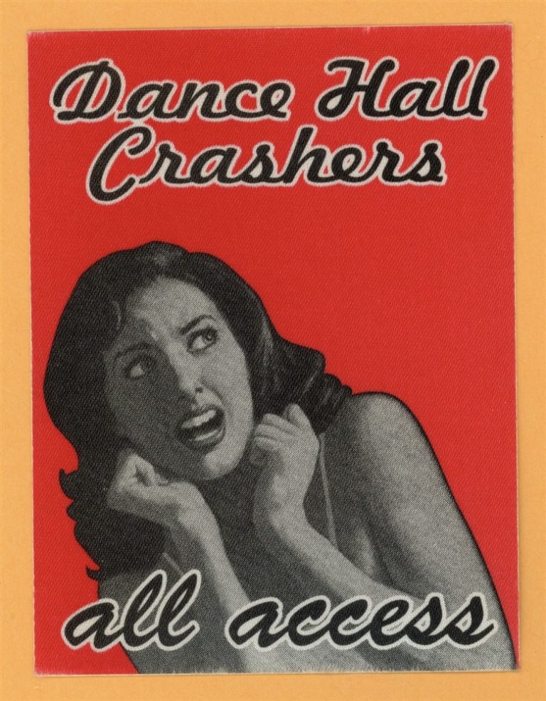 Dance Hall Crashers 1997 Honey, I'm Homely! Concert Tour AA Backstage Pass