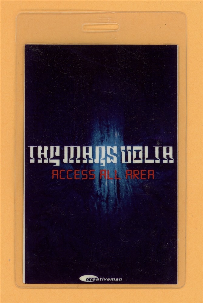 The Mars Volta 2012 Noctourniquet Tour Laminated Backstage Pass