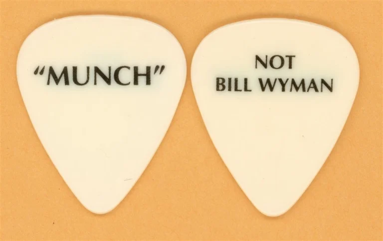 Rolling Stones Darryl Jones Vintage Guitar Pick - 1994 Voodoo Lounge Tour