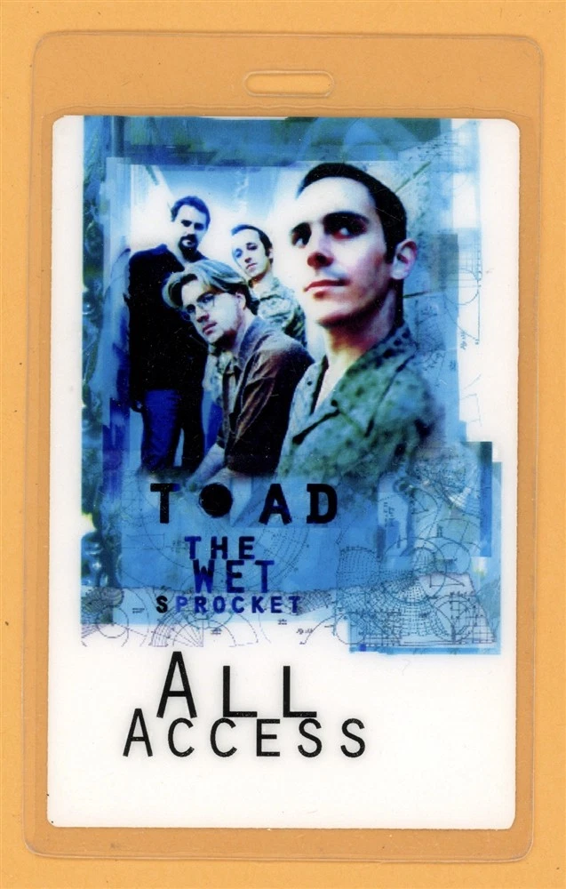 Toad The Wet Sprocket 1997 Coil Tour All Access Laminated Backstage Pass