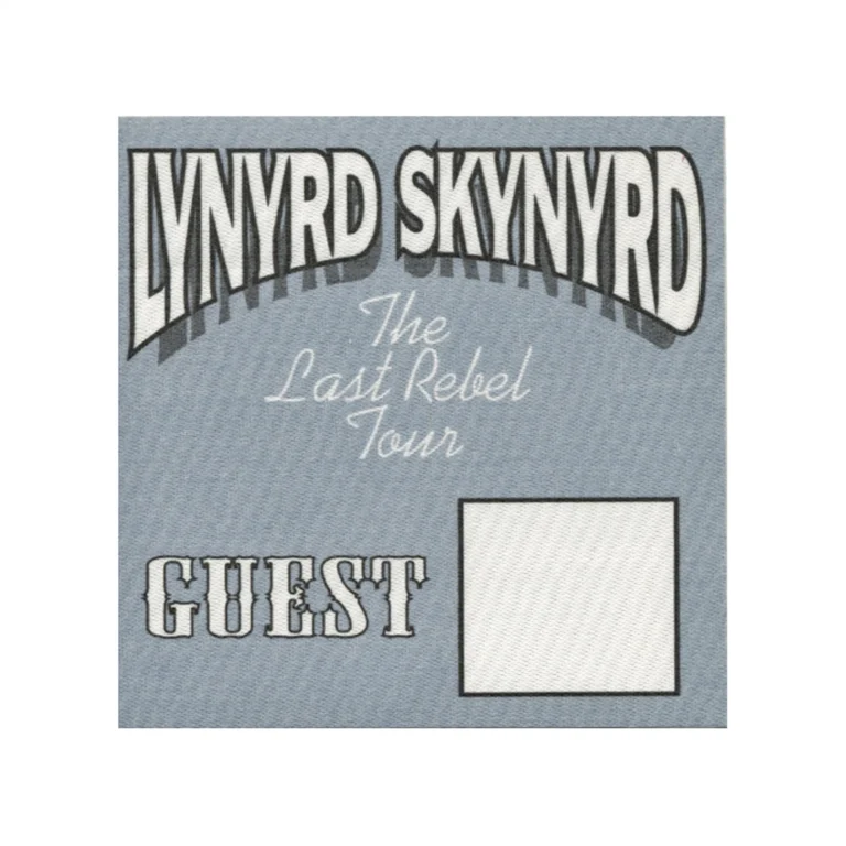 Lynyrd Skynyrd 1993 The Last Rebel Concert Tour Guest Backstage Pass