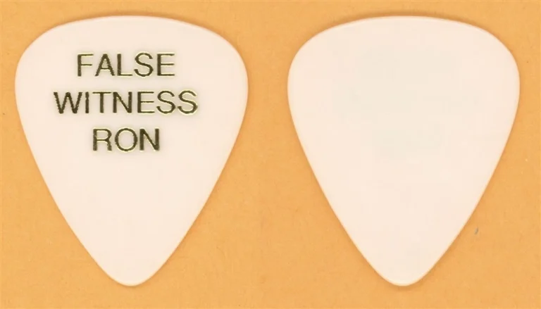 False Witness Ron Vintage Tour Guitar Pick