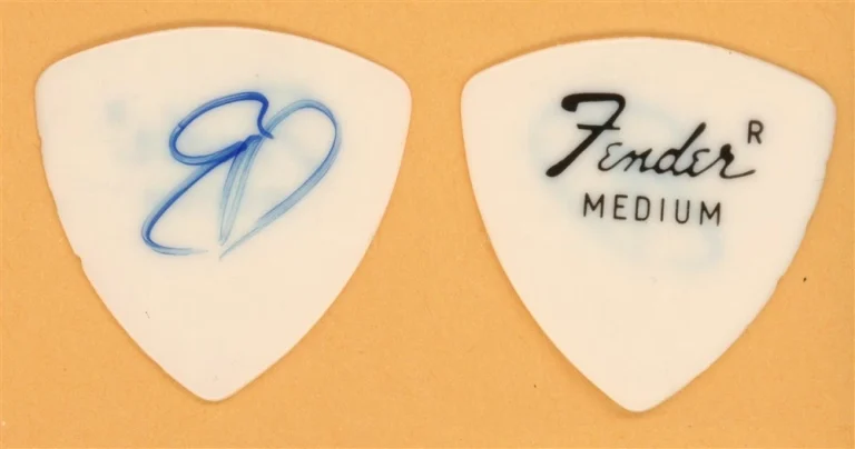 Flotsam and Jetsam Edward Carlson Vintage Tour Guitar Pick - Autographed