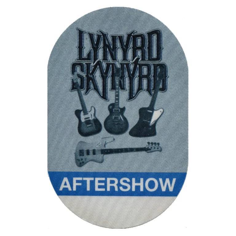 Lynyrd Skynyrd 1998 Twenty Concert Tour Aftershow Backstage Pass