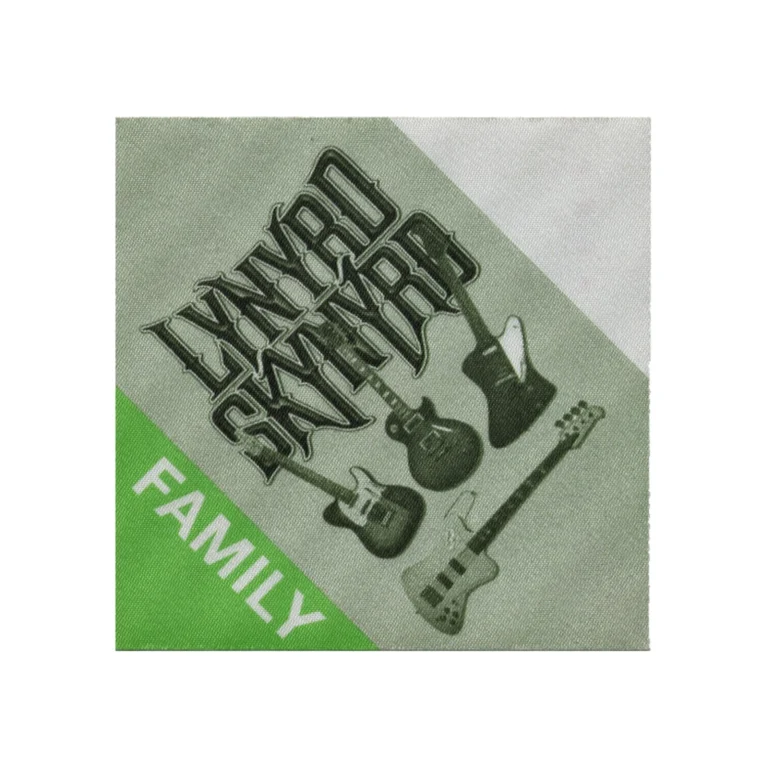 Lynyrd Skynyrd 1998 Twenty Concert Tour Family Backstage Pass